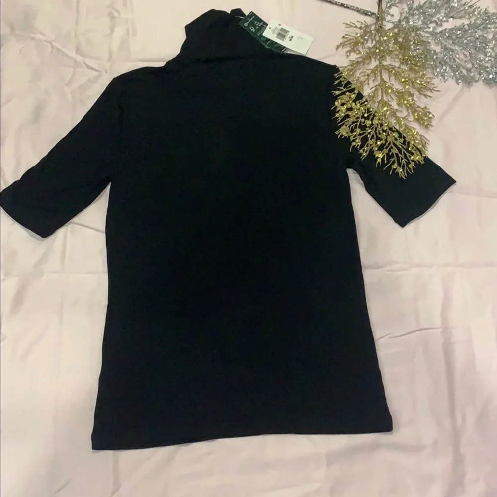 🌟Ralph Lauren Stretch Jersey Turtleneck Top⭐️ - Picture 5 of 5